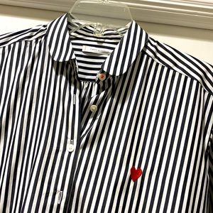 Womens Chinti & Parker button down with heart detail